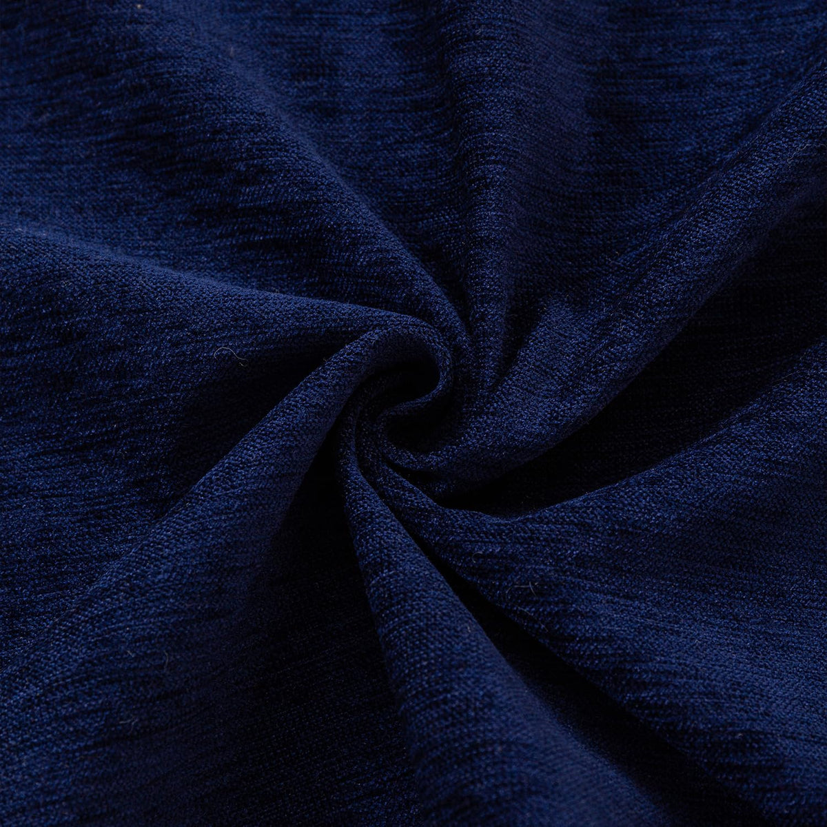 Serenity Tassel Chenille Sofa Cover with Tassel – Sapphire Navy