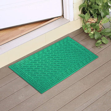 Polypropylene Outdoor mat for Entrance, Welcome mat floor mat, Green