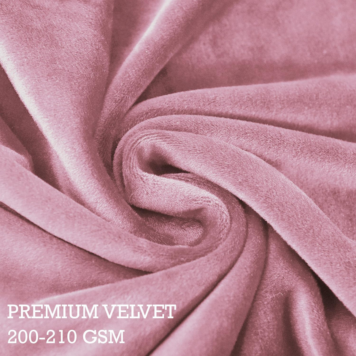 Pink Stylish Premium Velvet Chair Cover for Wingback Chair