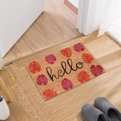 Coir Entrance Door Mat with Anti-Slip PVC Backing