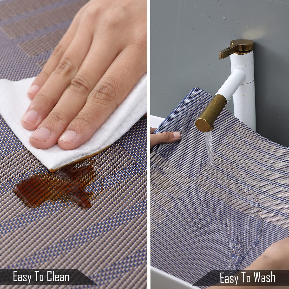 PVC Dining Table Mats, Violet