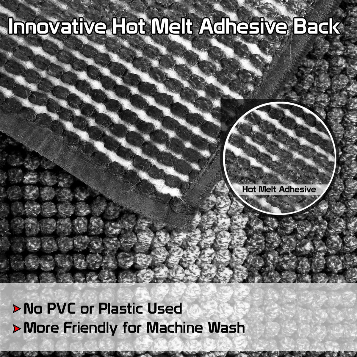 Super Soft Machine Washable Bathroom Floor Mats