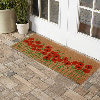 Coir Entrance Door Mat with Anti-Slip PVC Backing