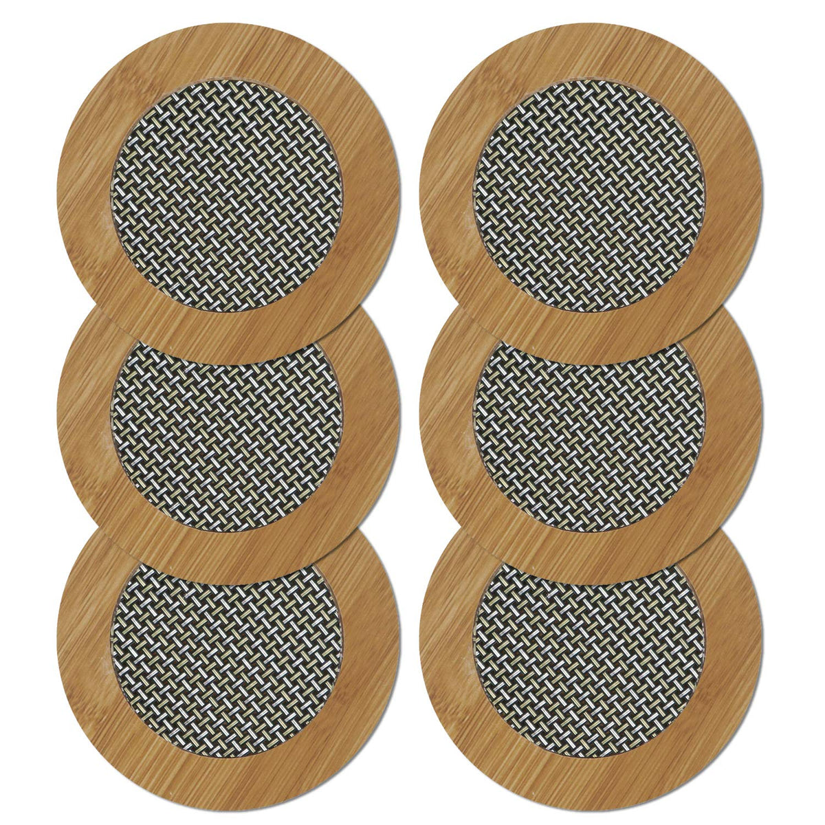Buy Eco Friendly Bamboo Coasters & Heat Pads – Pack of 2/4/6