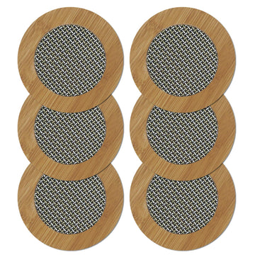 Buy Eco Friendly Bamboo Coasters & Heat Pads – Pack of 2/4/6