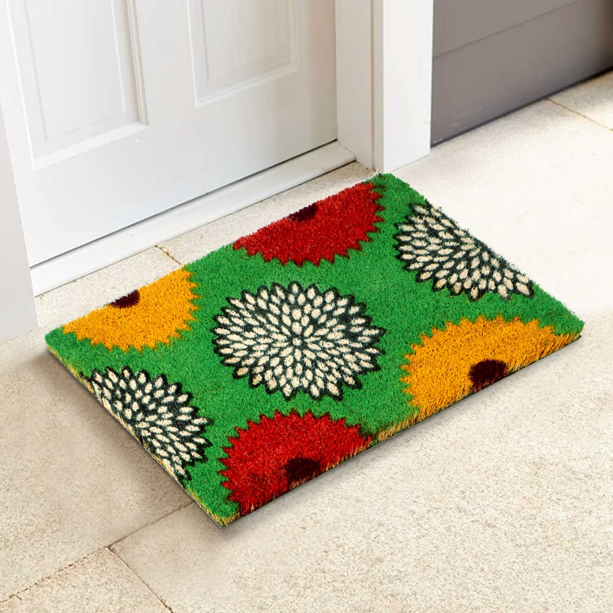 Coir Entrance Door Mat with Anti-Slip PVC Backing