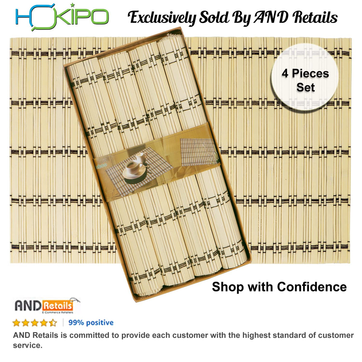 Buy Bamboo Placemats Set Of 4