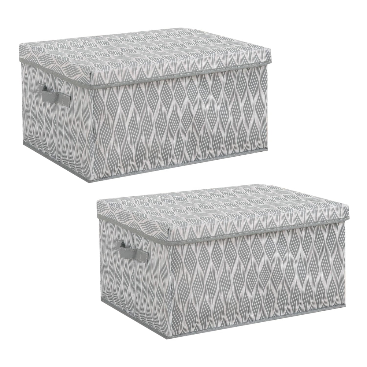Foldable Cloth Storage Box | Wardrobe Organizer with Lid