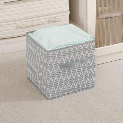 Foldable Clothes Storage Box | Durable Non-Woven Organizer with Handle