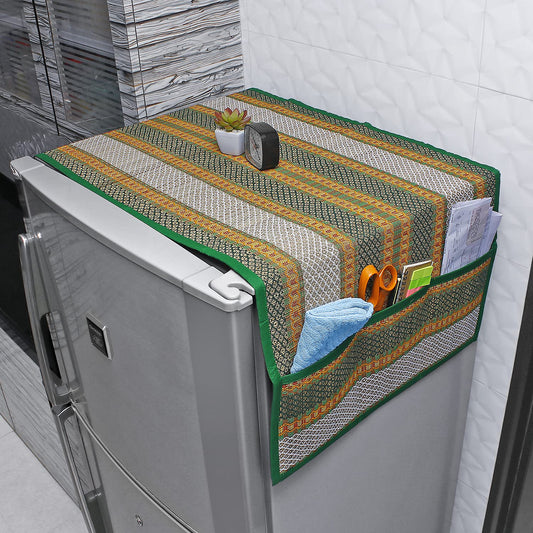 Buy Green Refrigerator top cover online at HOKIPO