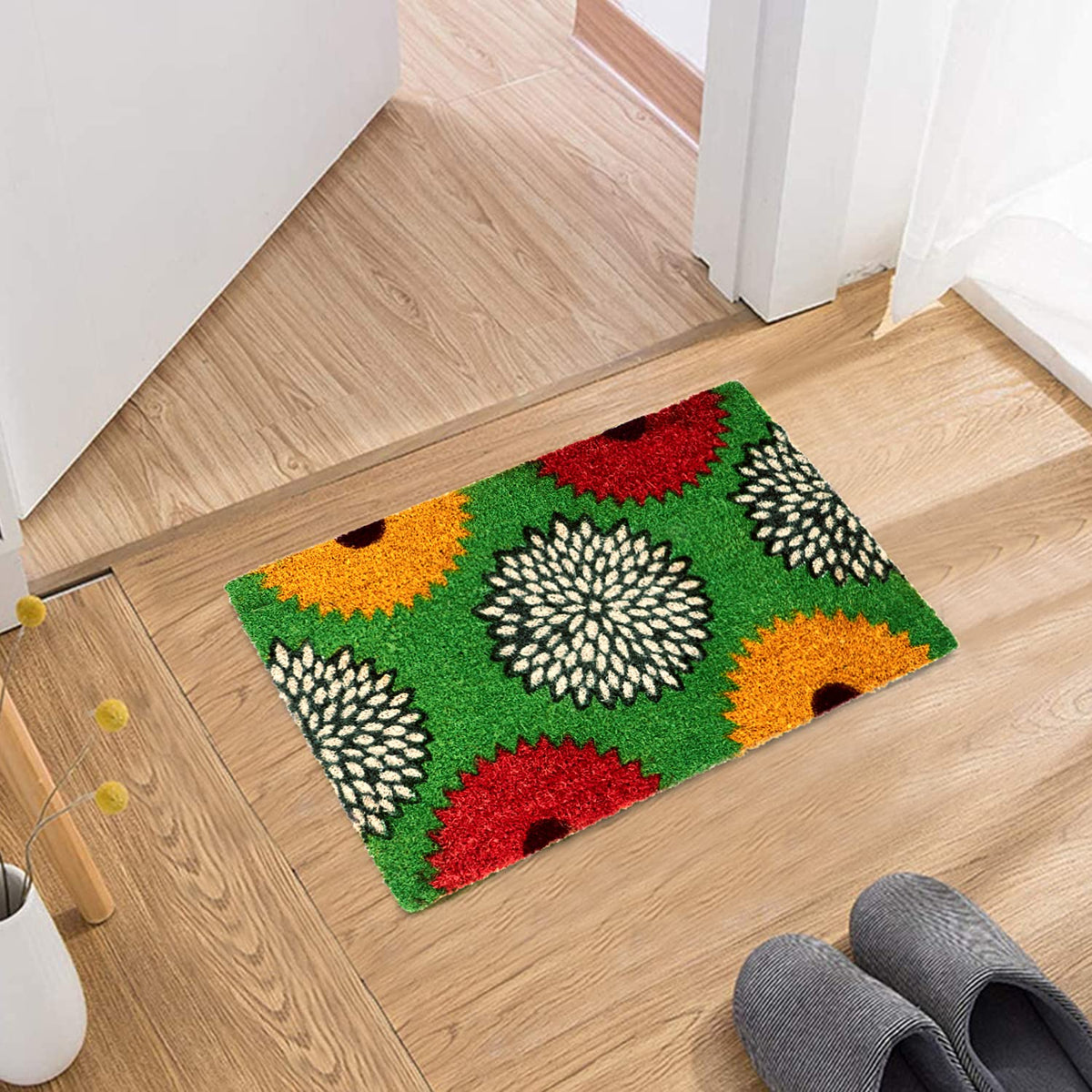 Coir Entrance Door Mat with Anti-Slip PVC Backing