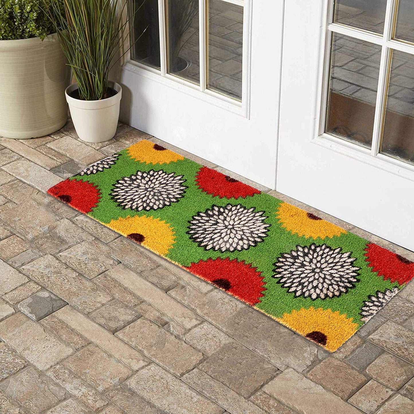 Coir Entrance Door Mat with Anti-Slip PVC Backing