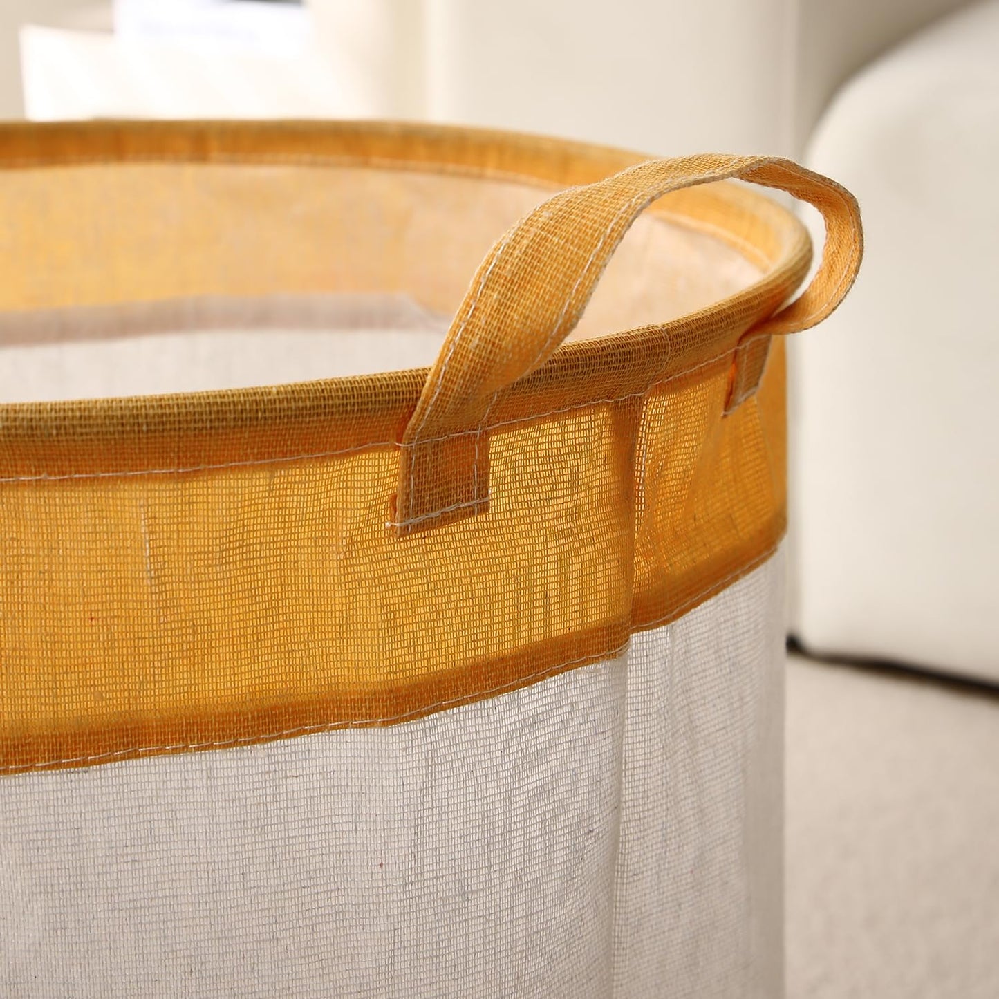 Kids Laundry Basket for Clothes, Toy Storage Bag, Lion