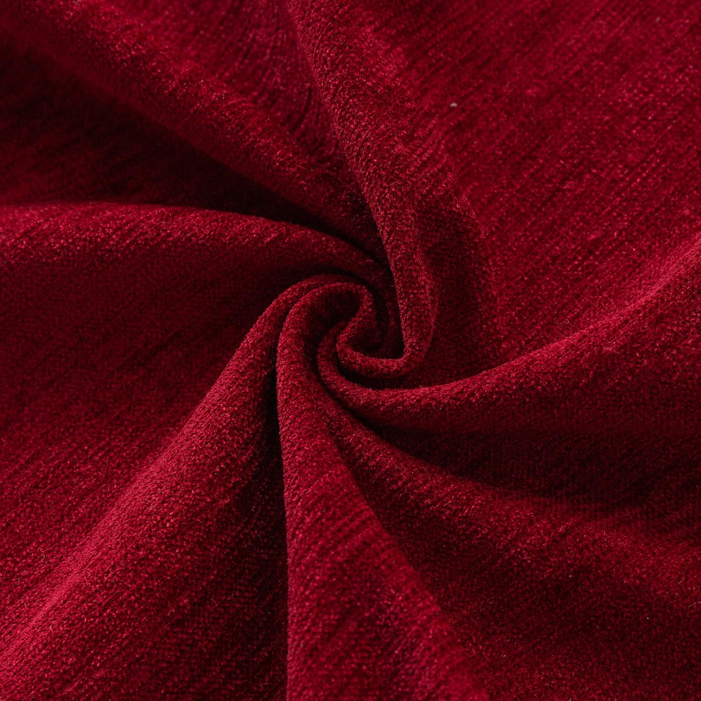 Serenity Tassel Chenille Sofa Cover with Tassel – Crimson Ruby