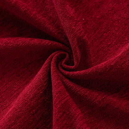 Serenity Tassel Chenille Sofa Cover with Tassel – Crimson Ruby