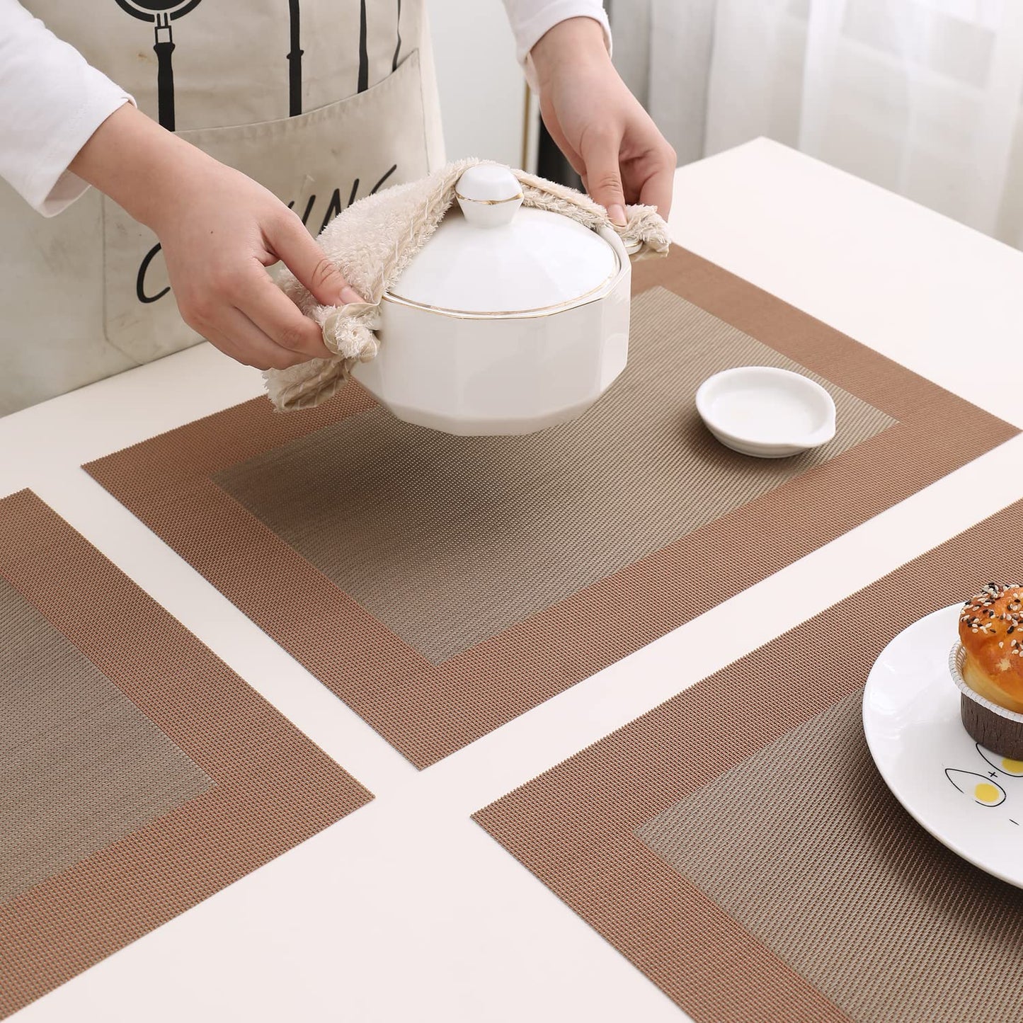 PVC Dining Table Mats, Metallic