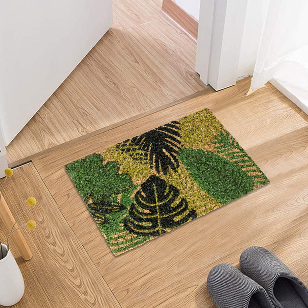 Coir Entrance Door Mat with Anti-Slip PVC Backing