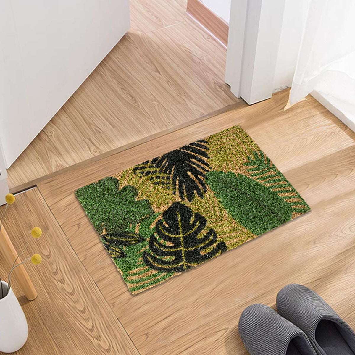 Coir Entrance Door Mat with Anti-Slip PVC Backing