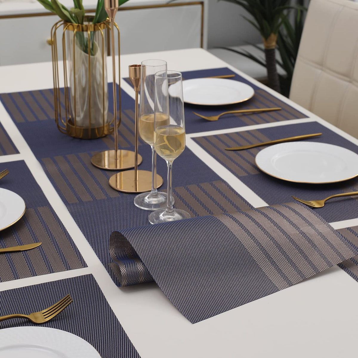 PVC Dining Table Mats, Violet