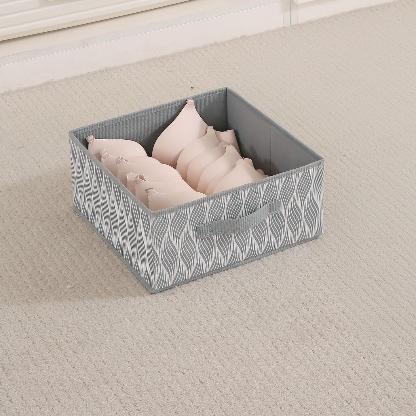 Foldable Clothes Storage Box | Durable Non-Woven Organizer with Handle