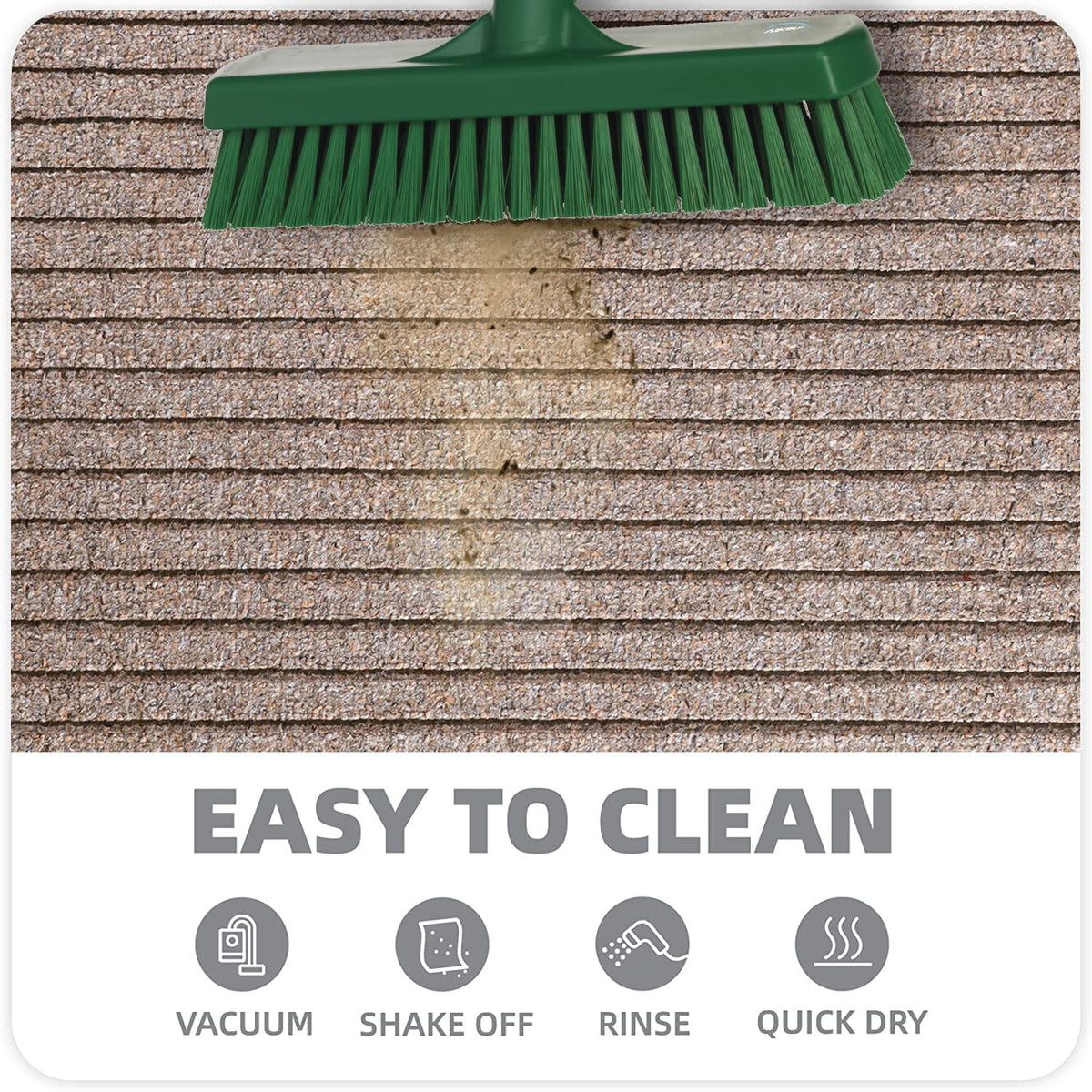 All Purpose Doormat with Rubber Backing, Thick mat for Outdoor and Indoor use, Brown