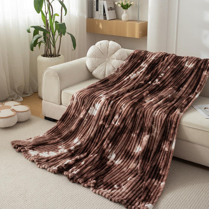 Brown Gradient Warm AC Blanket Double Bed | HOKIPO