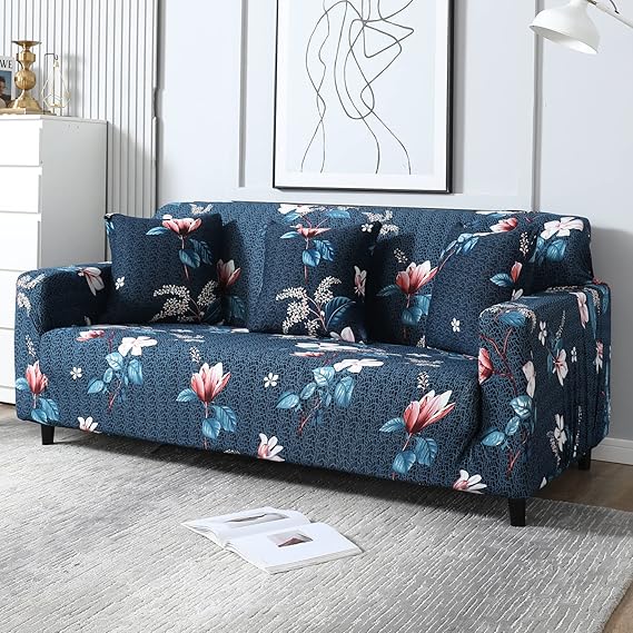 Floral print 3 seater sofa cover​