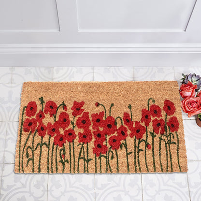 Coir Entrance Door Mat with Anti-Slip PVC Backing