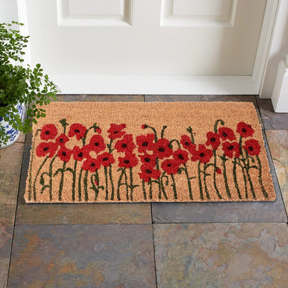 Coir Entrance Door Mat with Anti-Slip PVC Backing