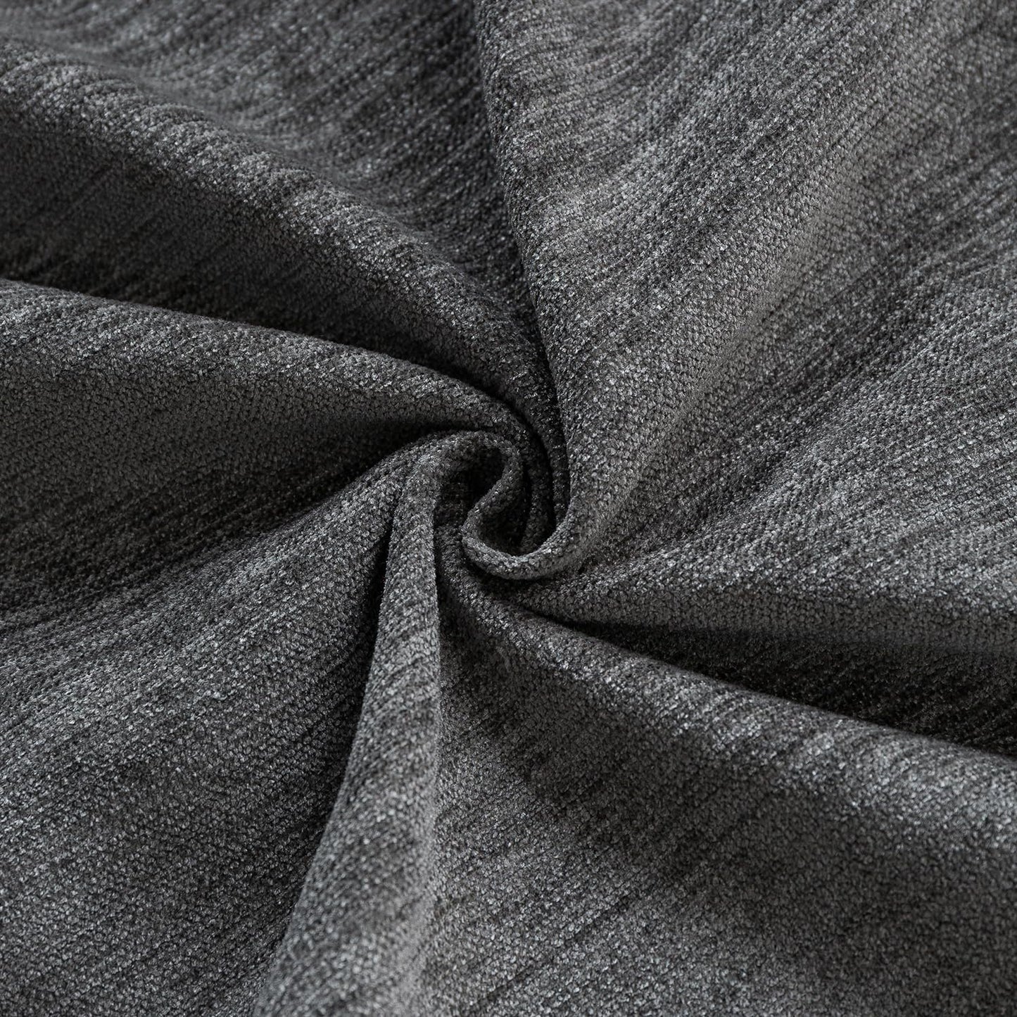 Serenity Tassel Chenille Sofa Cover with Tassel – Glacier Silver