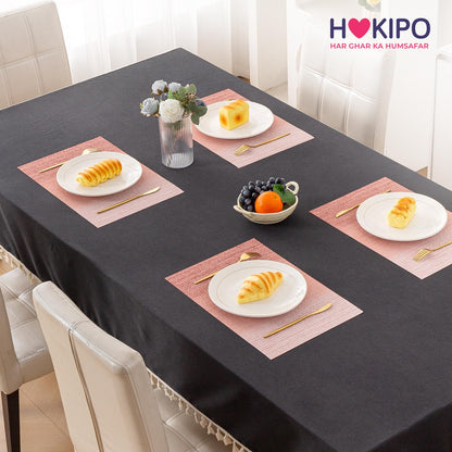 GradientHue PVC Mats for Dining Table - Sunset Glow