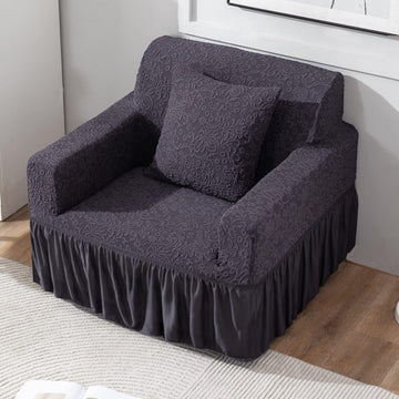 luxury elastic woven jacquard  single sofa cover​