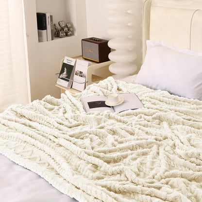 Buy Cream Colour Soft, Cozy, Luxury AC Blanket | HOKIPO