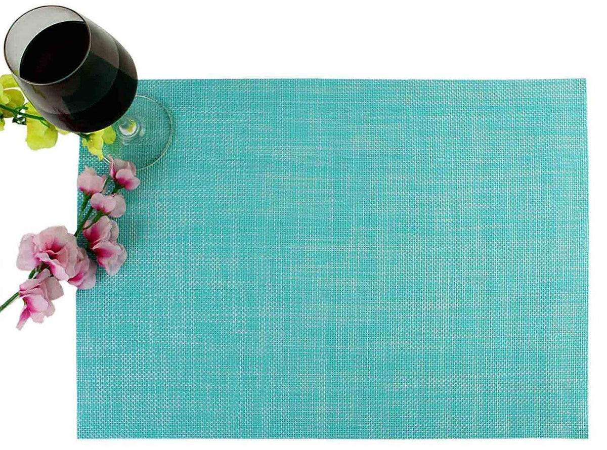 PVC Dining Table Mats,Turquoise