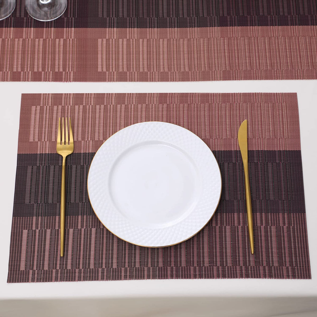 PVC Dining Table Mats, Wine