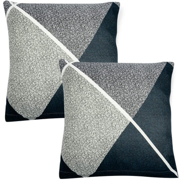 Cute Blue Rhombus Print square pillow covers online