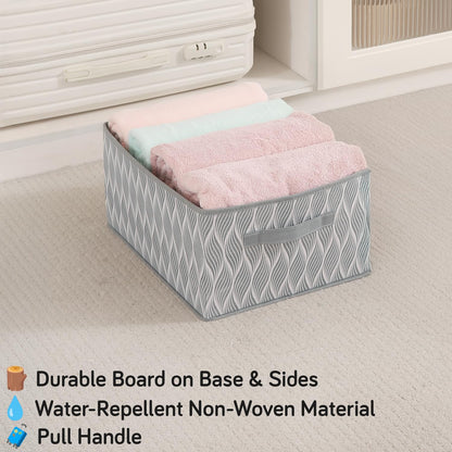 Foldable Clothes Storage Box | Durable Non-Woven Organizer with Handle