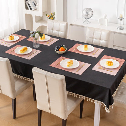 GradientHue PVC Mats for Dining Table - Sunset Glow