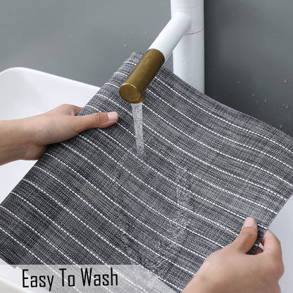 PVC Dining Table Mats, Grey