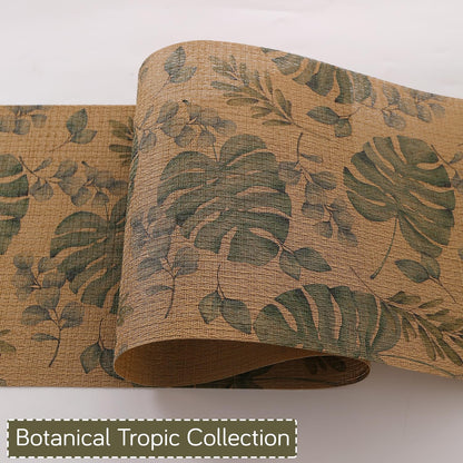 Botanical Tropic PVC Mats for Dining Table - Monstera Leaves