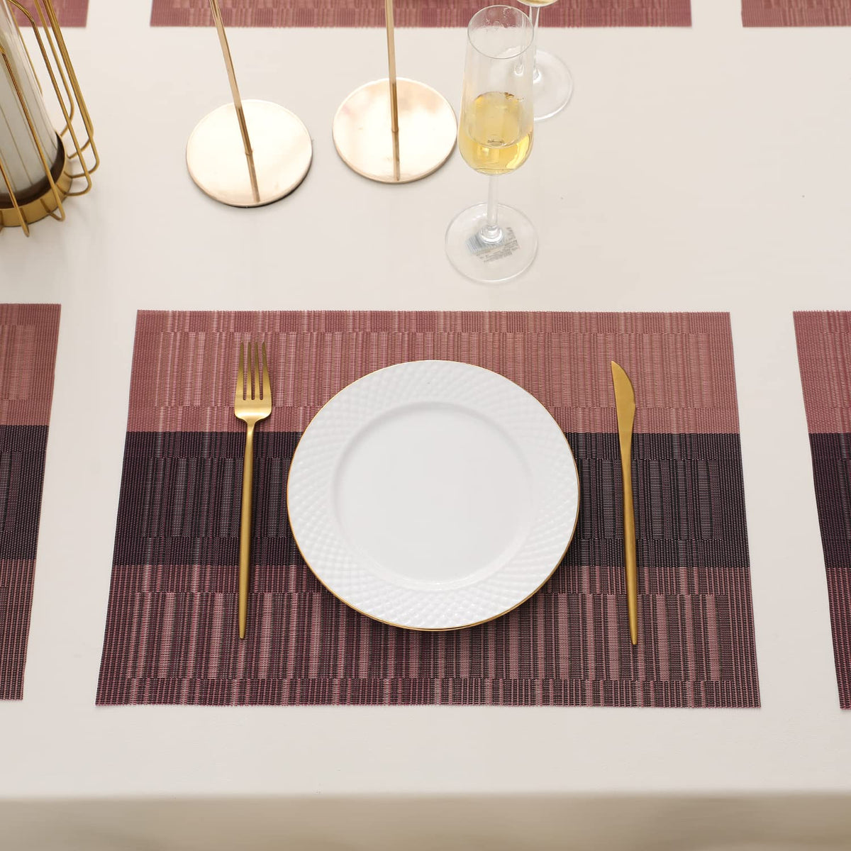 PVC Dining Table Mats, Wine