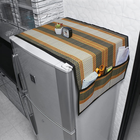 Buy Black Refrigerator top cover online at HOKIPO