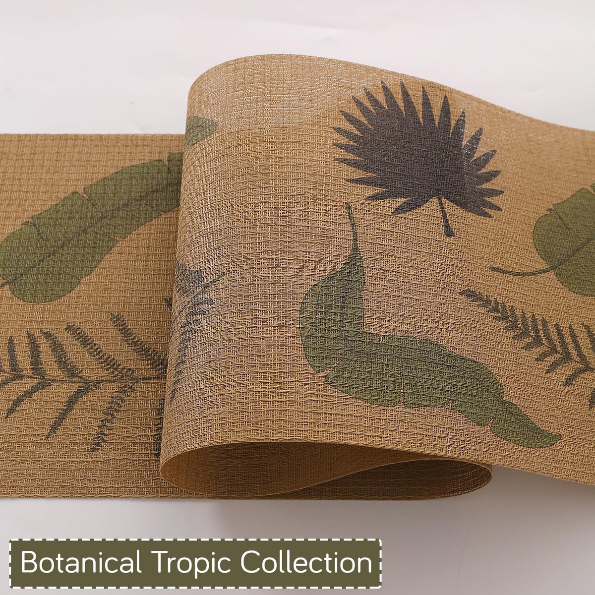 Botanical Tropic PVC Mats for Dining Table - Fern Fronds