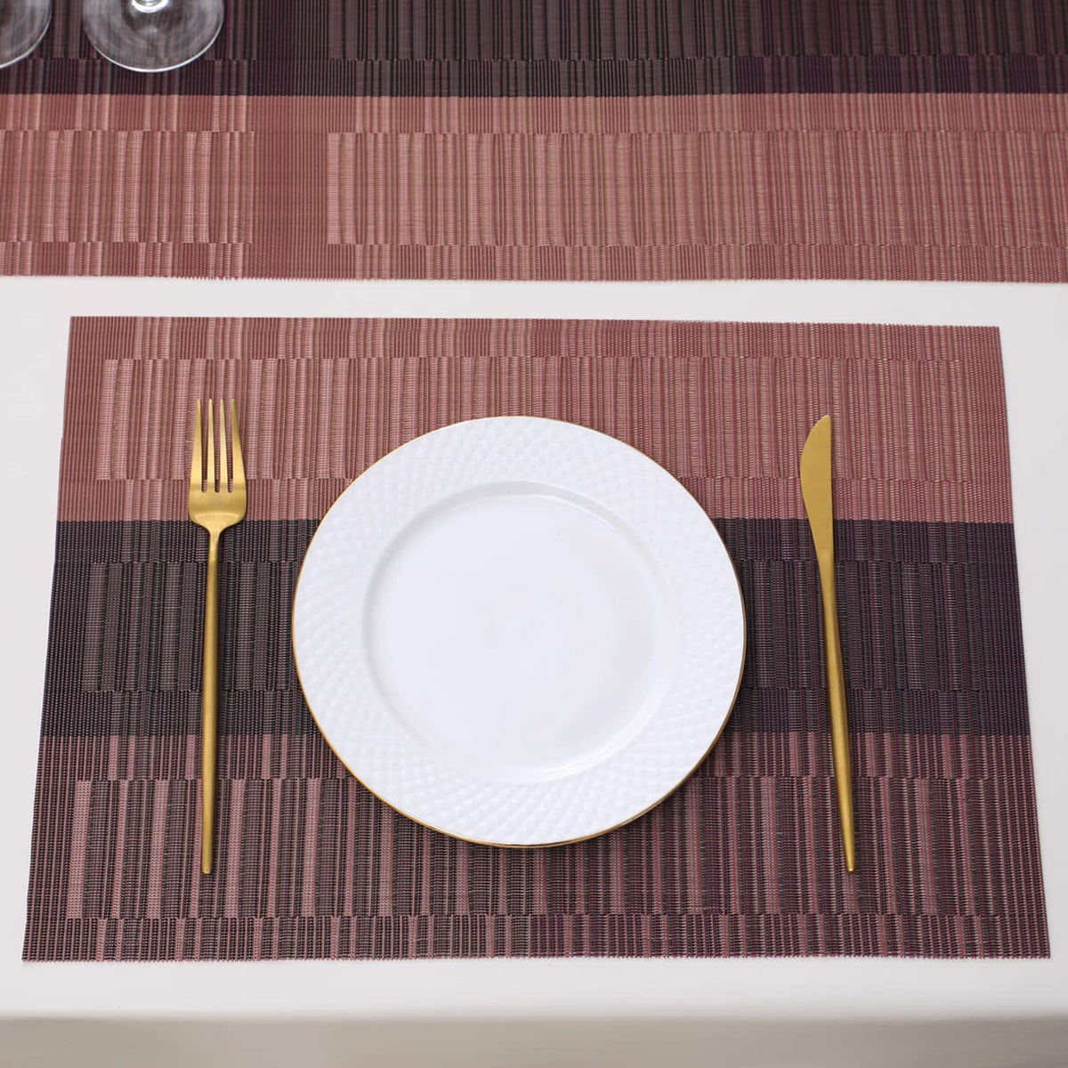 PVC Dining Table Mats, Wine