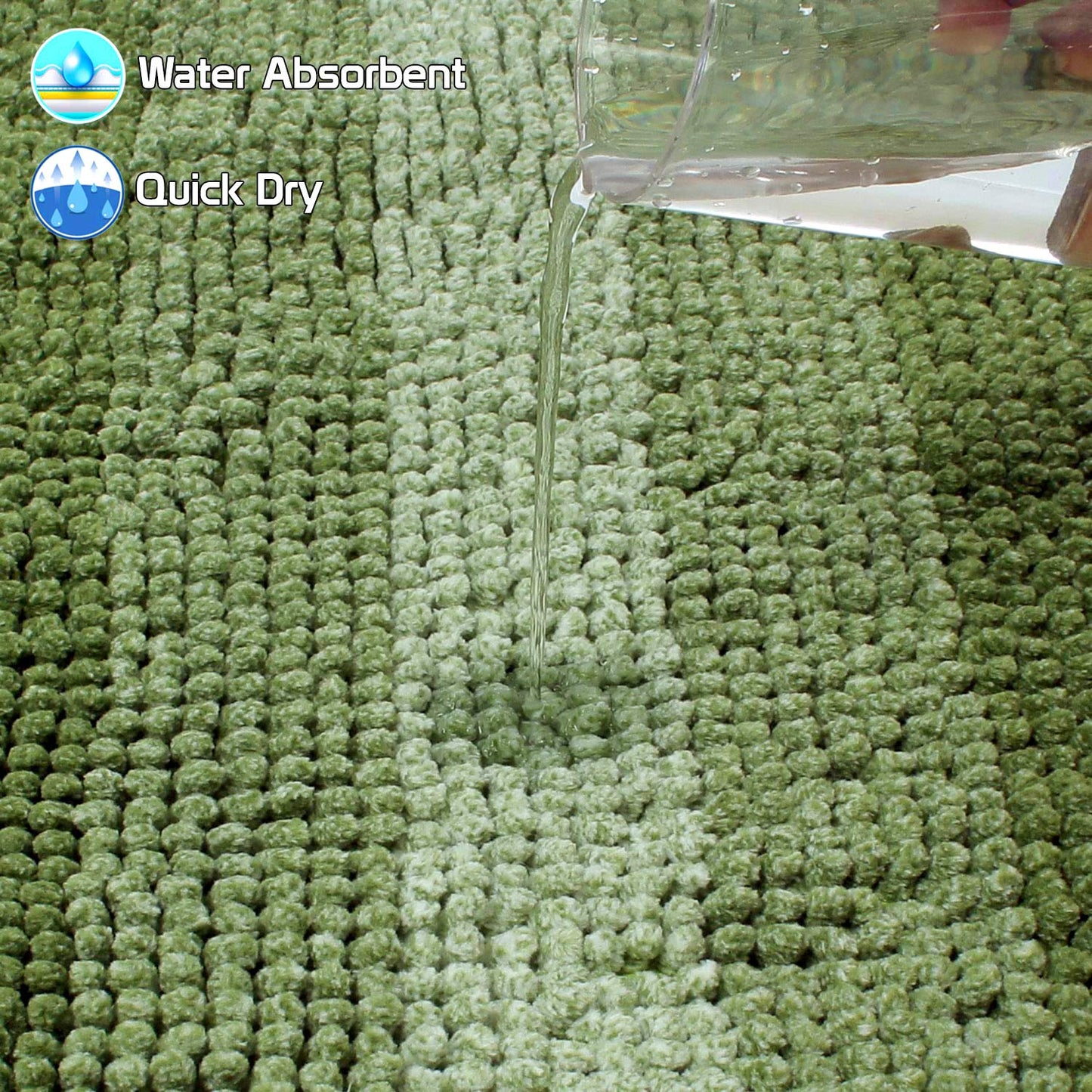 Super Soft Machine Washable Bathroom Floor Mats