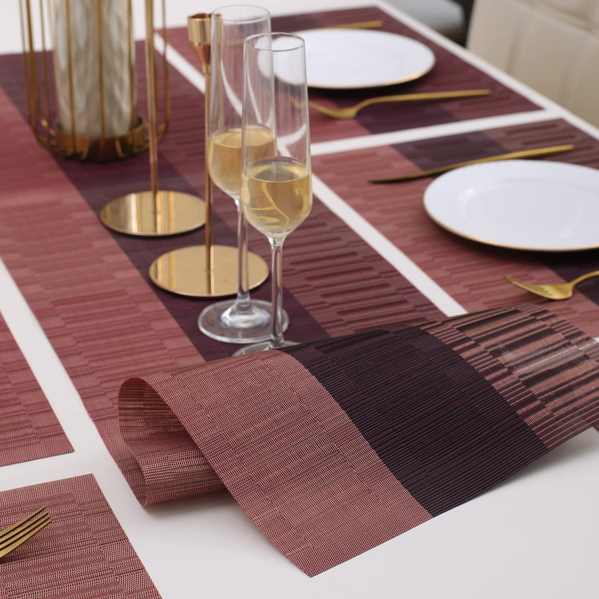 PVC Dining Table Mats, Wine