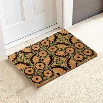 Coir Entrance Door Mat with Anti-Slip PVC Backing