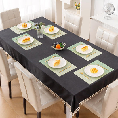GradientHue PVC Mats for Dining Table - Meadow Mist