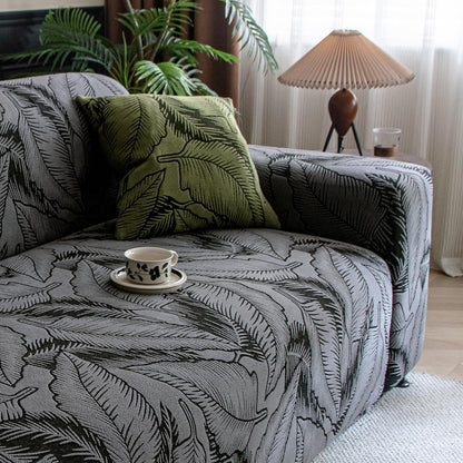 Buy shadow grey colour dual tone series knitting jacquard covers for sofas and pillows