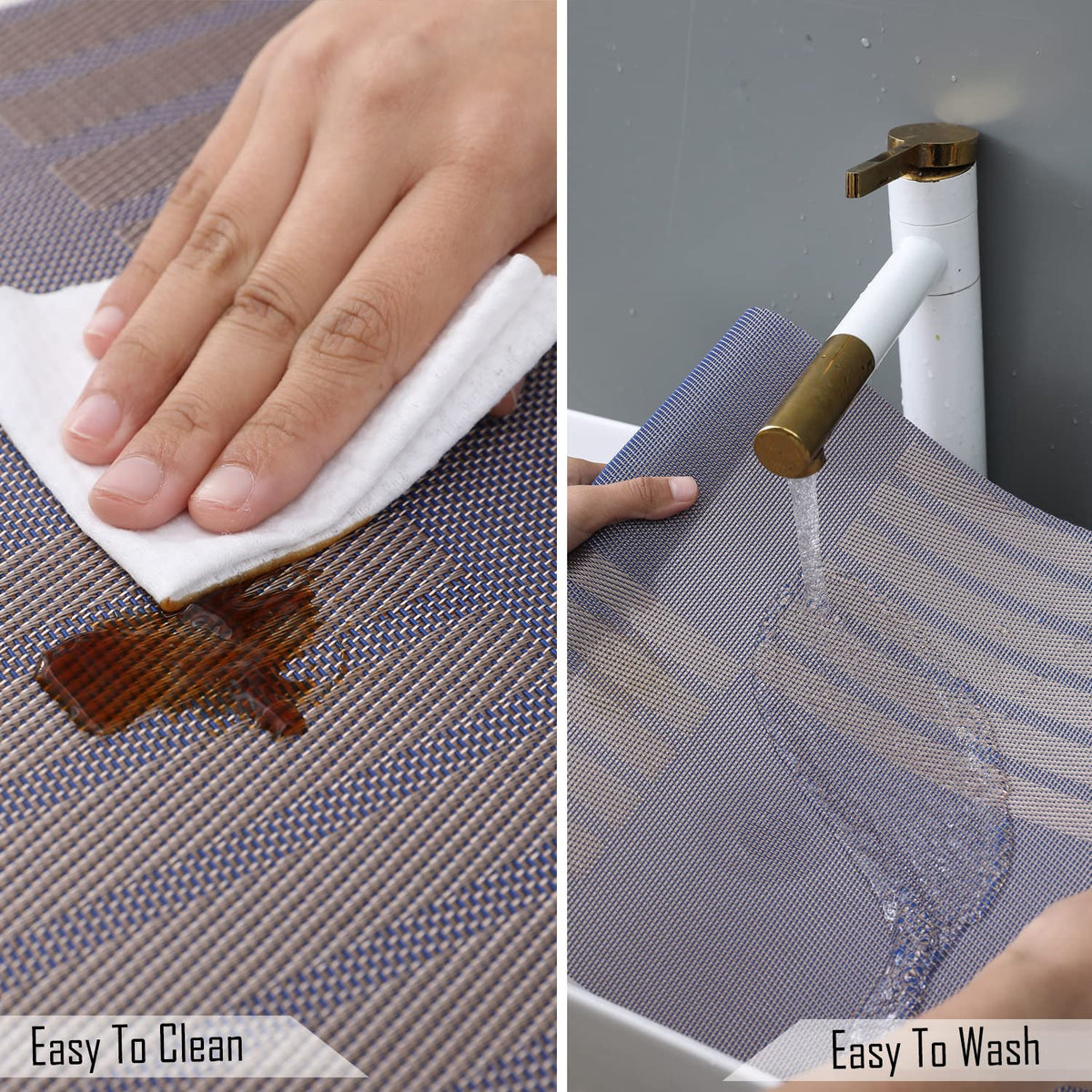 PVC Dining Table Mats, Violet